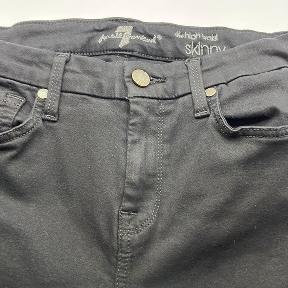 7 For All Mankind The High Waist Skinny Size 26 - Picture 15 of 16